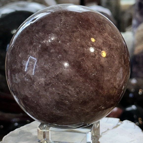🎄SALE🎄Strawberry Quartz Crystal Ball! - Picture 3 of 6